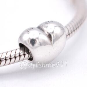 Authentic PANDORA Large Smooth Heart Charm - 790137
